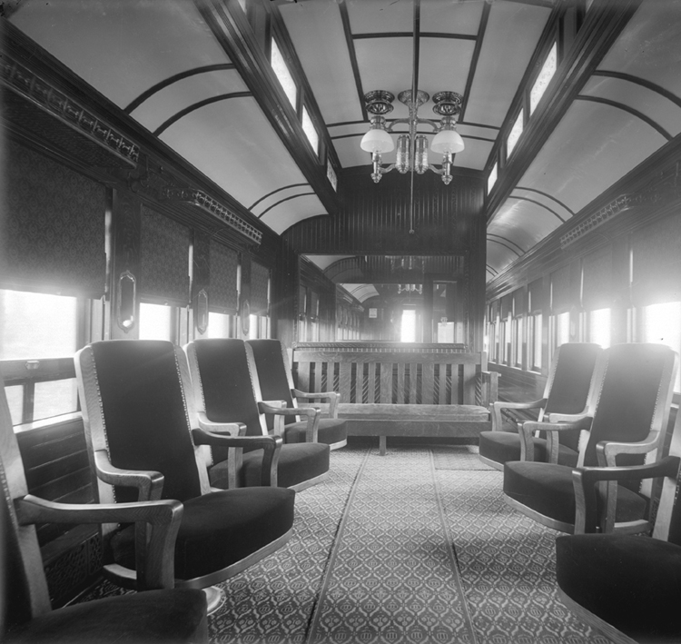 Passenger wagon furnishings.