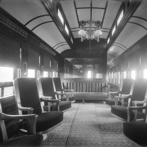 Passenger wagon furnishings.